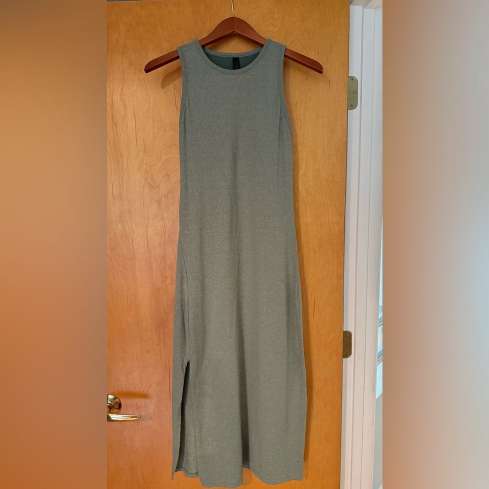Kyodan Active Heather Green Dress with Slit